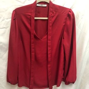 Red Blouse Avon Signature